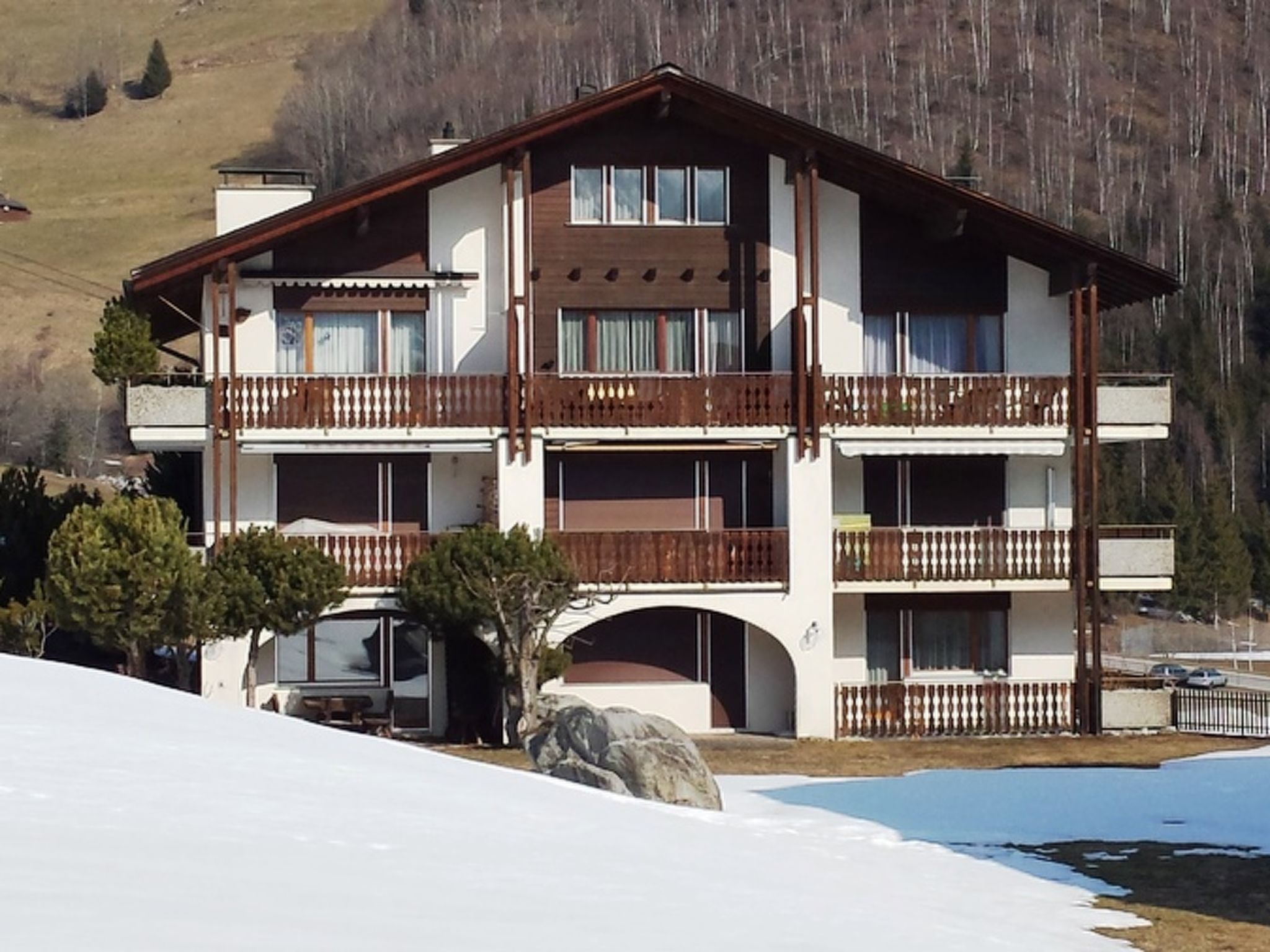 Foto 6 - Apartment mit 1 Schlafzimmer in Disentis/Mustér mit blick auf die berge