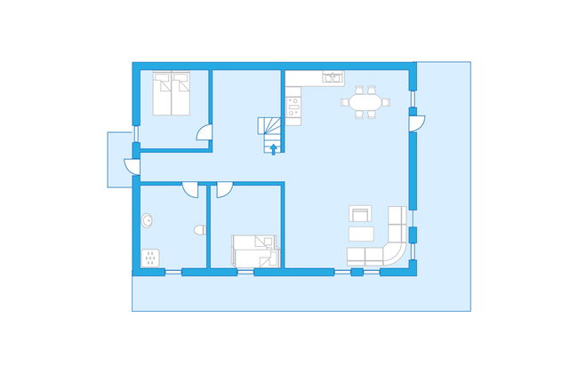 Casa de 4 quartos em Sogndal com jardim e terraço - Foto 19