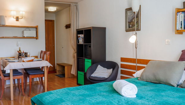 Apartamento de 1 quarto em Anniviers com piscina e sauna - Foto 2