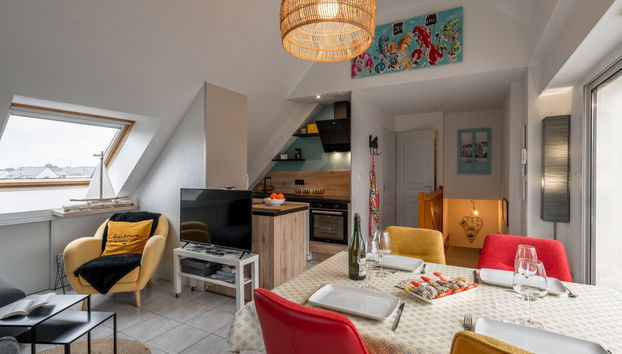 Apartment mit 2 Schlafzimmern in Quiberon mit garten und terrasse - Foto 5