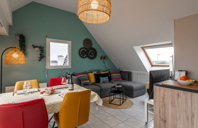 Apartamento de 2 quartos em Quiberon com jardim e terraço - Foto 4