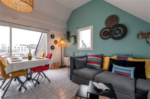 Foto 1 - Appartamento con 1 camera da letto a Quiberon con terrazza e vista mare