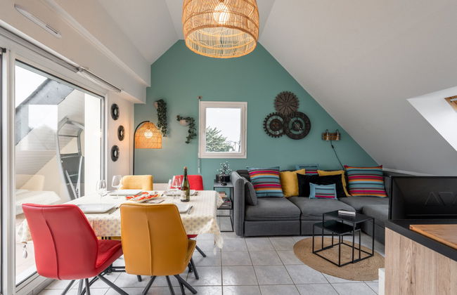 Apartamento de 2 quartos em Quiberon com jardim e terraço - Foto 2