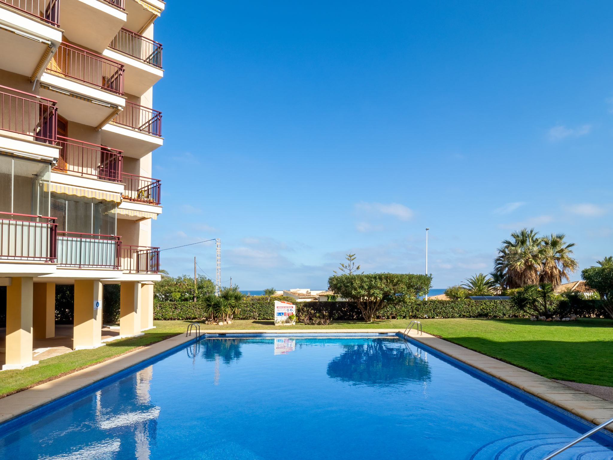 Foto 1 - Apartamento de 1 habitación en Jávea con piscina y vistas al mar