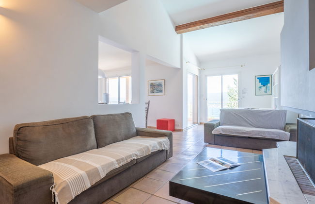 Casa de 6 quartos em Saint-Cyr-sur-Mer com piscina privada e jardim - Foto 9