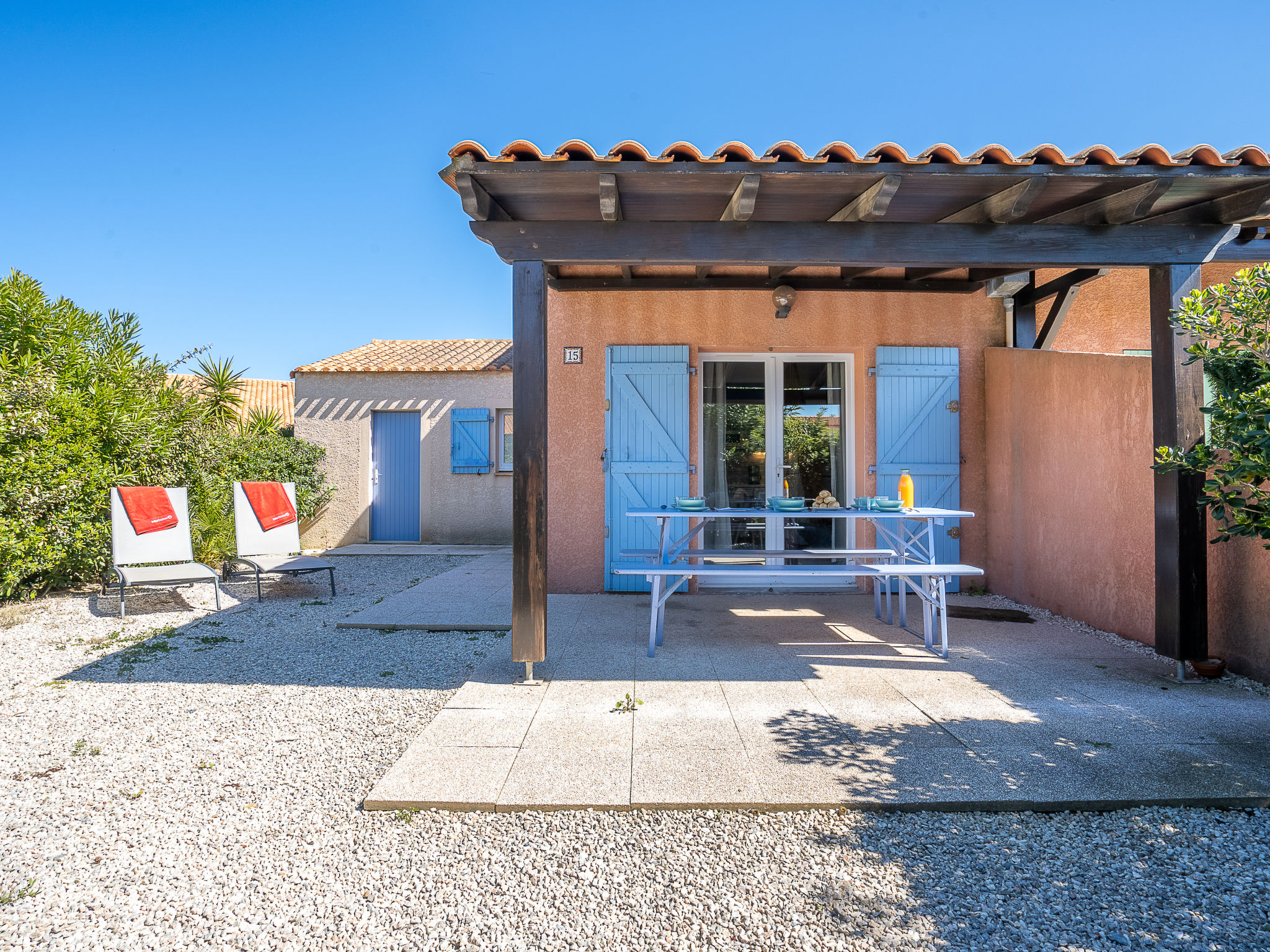 Photo 1 - Maison de 2 chambres à Saint-Cyprien avec piscine et vues à la mer