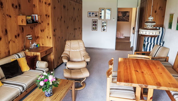 Apartment mit 2 Schlafzimmern in Disentis/Mustér mit schwimmbad und garten - Foto 3