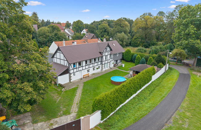 Casa de 5 quartos em Kravaře com piscina privada e jardim - Foto 46