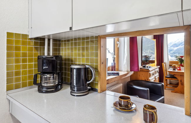 Apartamento de 1 quarto em Davos com piscina e sauna - Foto 5