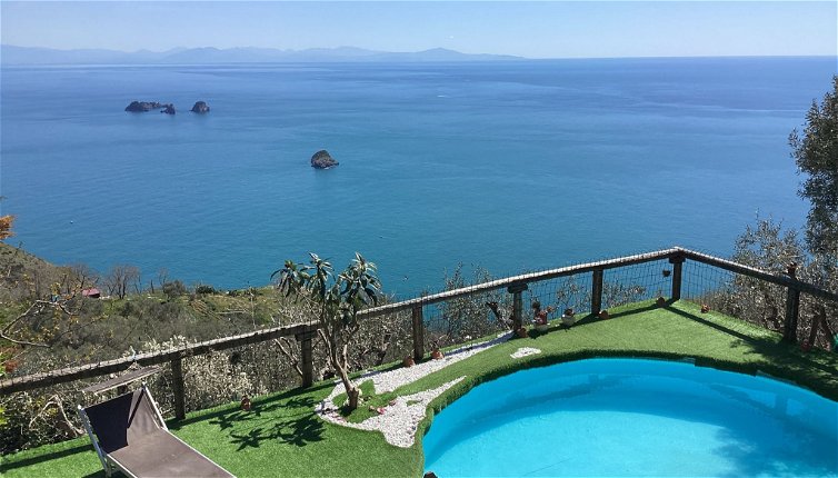 Foto 1 - Casa de 3 habitaciones en Massa Lubrense con piscina privada y vistas al mar