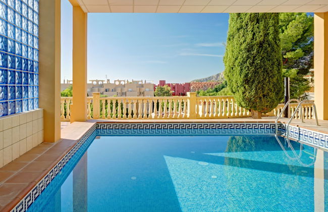 Apartamento de 4 quartos em Calp com piscina privada e jardim - Foto 7