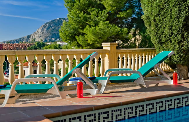 Apartamento de 4 quartos em Calp com piscina privada e jardim - Foto 8