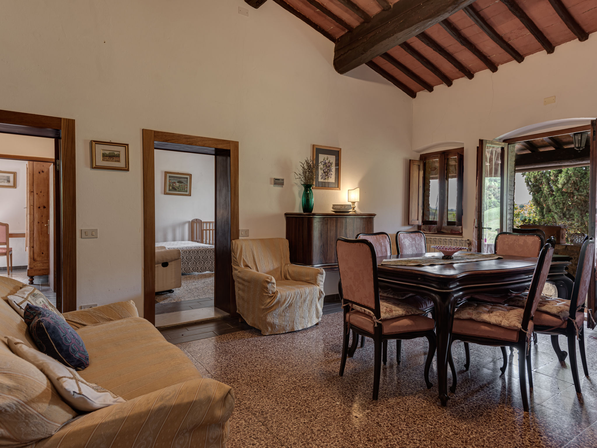 Foto 8 - Appartamento con 4 camere da letto a San Gimignano con piscina e giardino