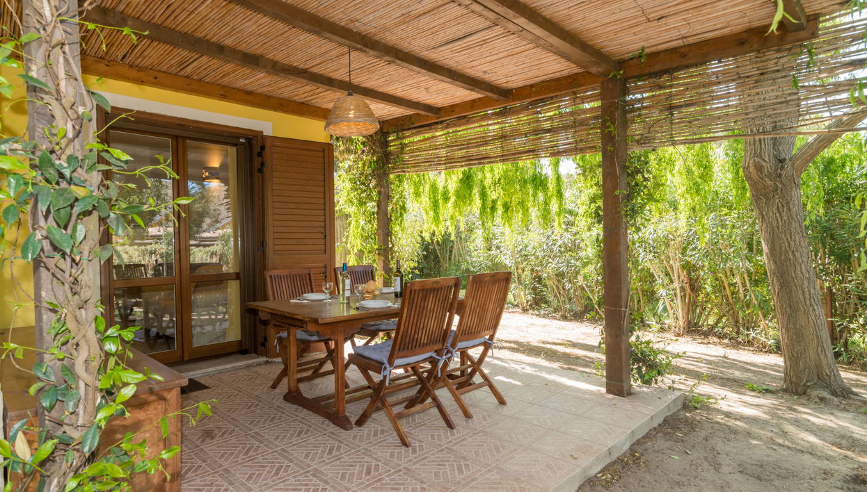 Casa de 2 quartos em Valledoria com jardim - Foto 1