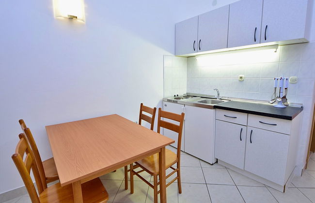 Appartamento con 1 camera da letto a Orebić con piscina e giardino - Foto 7