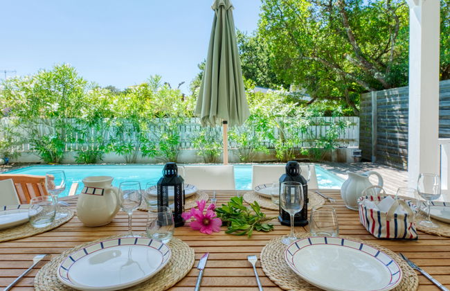 Casa de 4 quartos em Lacanau com piscina privada e jardim - Foto 27
