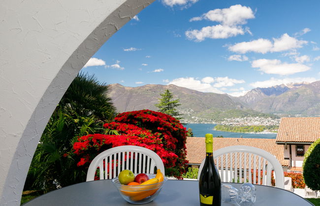 Apartment mit 2 Schlafzimmern in Gambarogno mit schwimmbad und garten - Foto 16