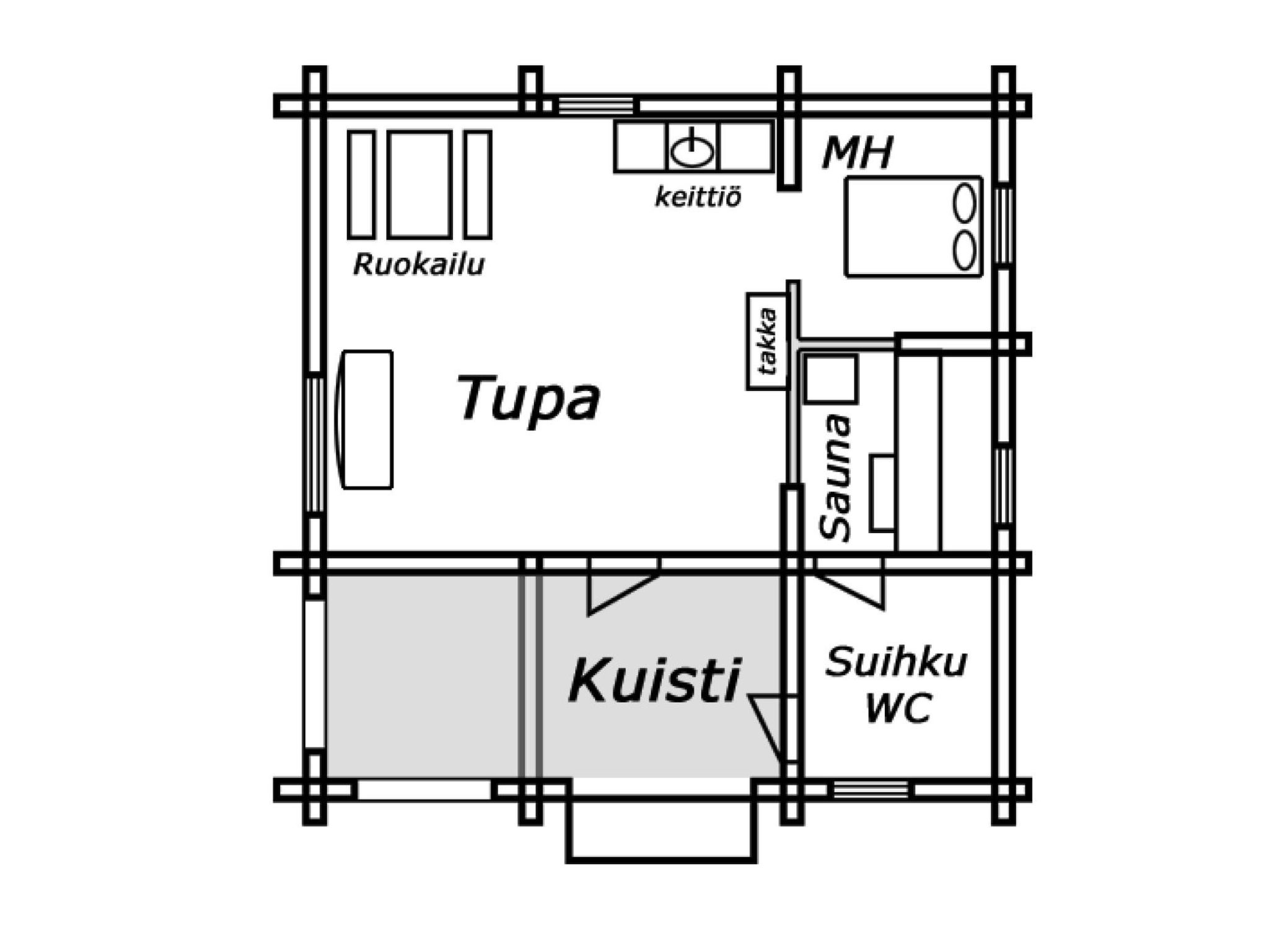 Foto 23 - Casa de 1 habitación en Lieksa con sauna