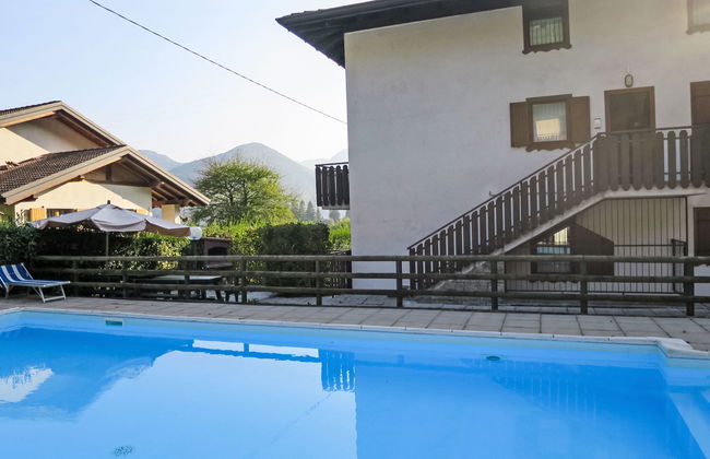 Apartamento de 3 quartos em Ledro com piscina e jardim - Foto 23