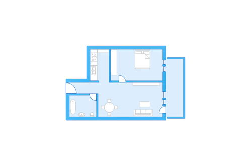 Foto 15 - Apartment mit 1 Schlafzimmer in Davos mit garten und blick auf die berge