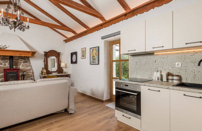 Apartamento de 2 quartos em Dobrinj com piscina e jardim - Foto 32