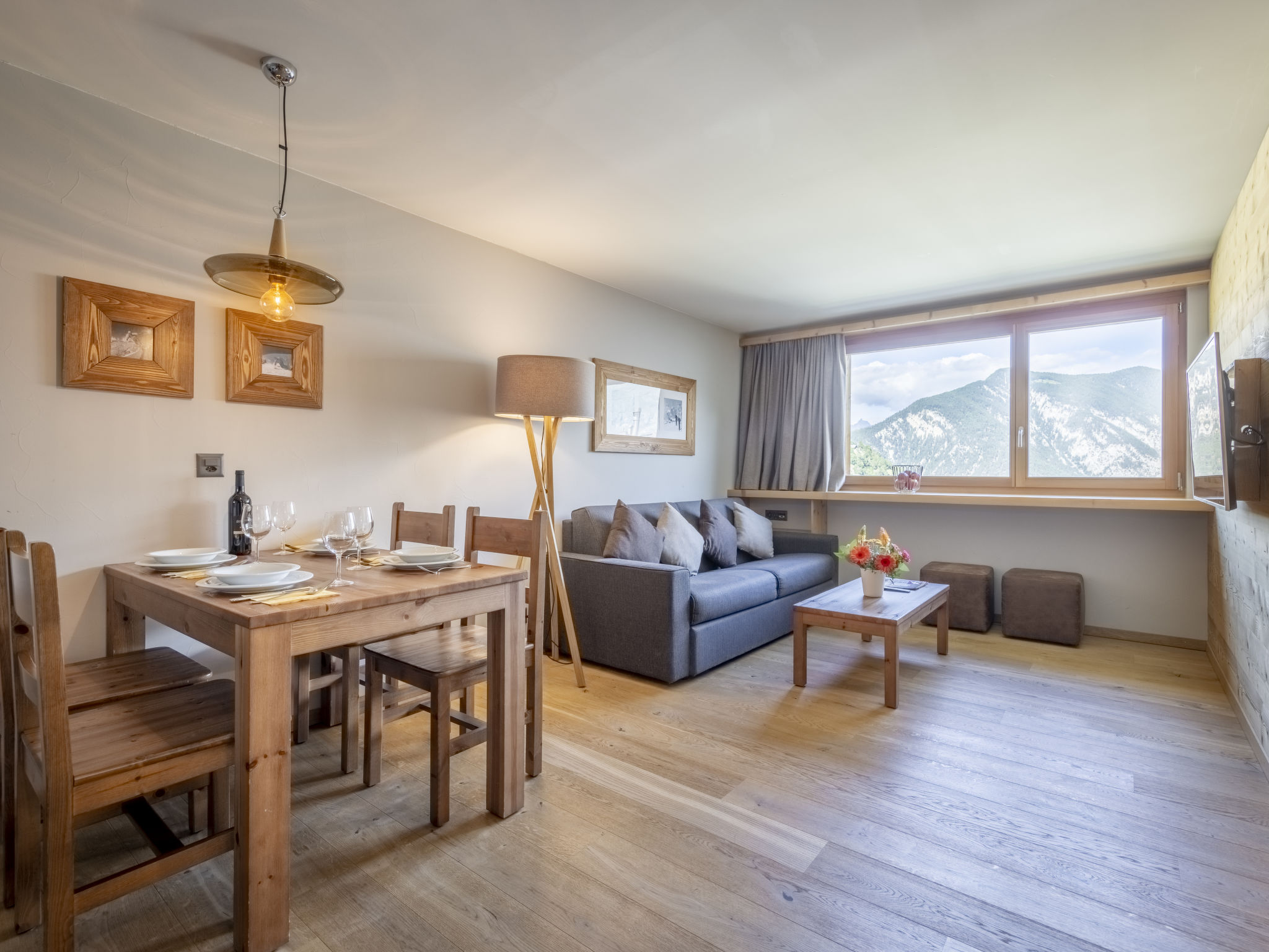 Foto 6 - Apartamento de 1 habitación en Chalais con sauna y vistas a la montaña