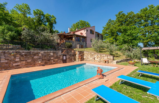 Casa de 5 quartos em Montieri com piscina privada e jardim - Foto 36
