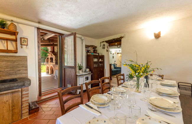 Casa de 5 quartos em Montieri com piscina privada e jardim - Foto 7