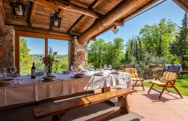 Casa de 5 quartos em Montieri com piscina privada e jardim - Foto 52