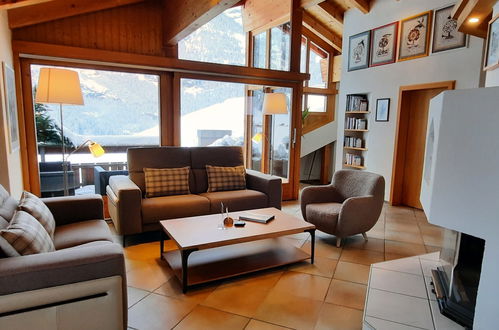 Foto 8 - Apartamento de 3 habitaciones en Grindelwald con jardín