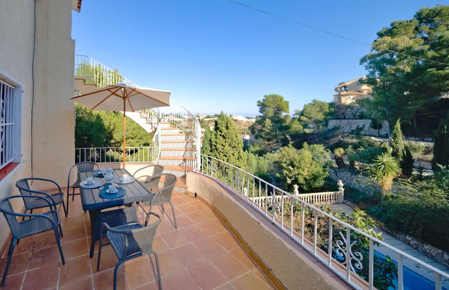 Casa con 4 camere da letto a Calp con piscina privata e giardino - Foto 6