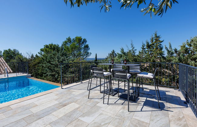 Casa de 5 quartos em Saint-Hilaire-d'Ozilhan com piscina privada e jardim - Foto 3