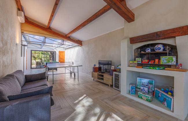 Casa de 5 quartos em Saint-Hilaire-d'Ozilhan com piscina privada e jardim - Foto 10