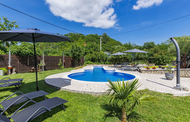 Casa de 7 quartos em Labin com piscina privada e jardim - Foto 6