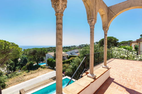 Foto 23 - Casa de 3 habitaciones en Castell-Platja d'Aro con piscina privada y vistas al mar