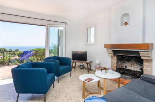 Foto 6 - Casa de 3 habitaciones en Castell-Platja d'Aro con piscina privada y vistas al mar