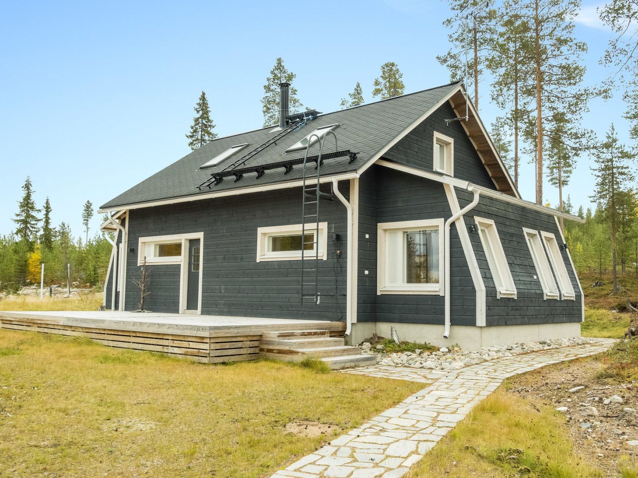 Foto 7 - Casa de 3 habitaciones en Rovaniemi con sauna y vistas a la montaña