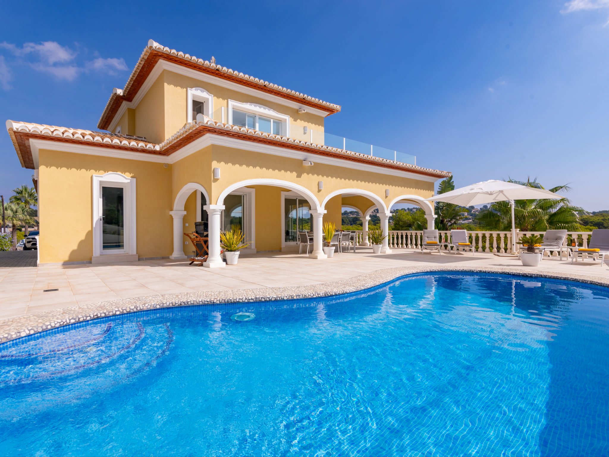 Foto 1 - Casa con 2 camere da letto a Jávea con piscina privata e vista mare