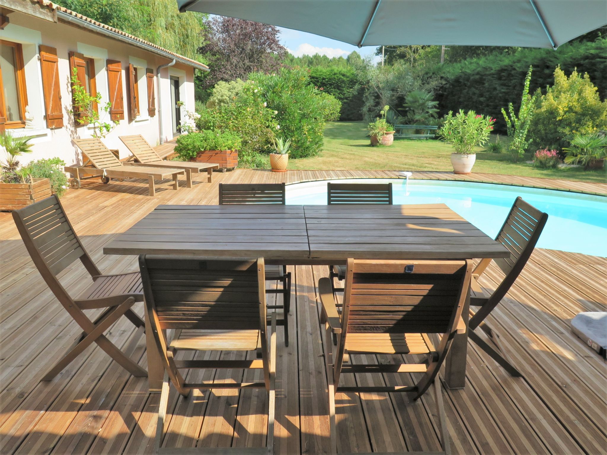 Photo 2 - Maison de 2 chambres à Vendays-Montalivet avec piscine privée et jardin