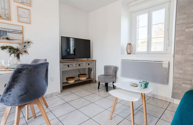 Maison de 1 chambre à Pirou avec jardin et terrasse - Photo 14