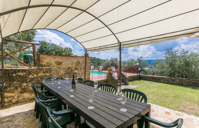 Casa de 8 quartos em Laterina Pergine Valdarno com piscina privada e jardim - Foto 54