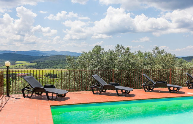 Casa de 8 quartos em Laterina Pergine Valdarno com piscina privada e jardim - Foto 52