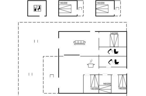 Foto 2 - Casa con 4 camere da letto a Martofte con terrazza e sauna