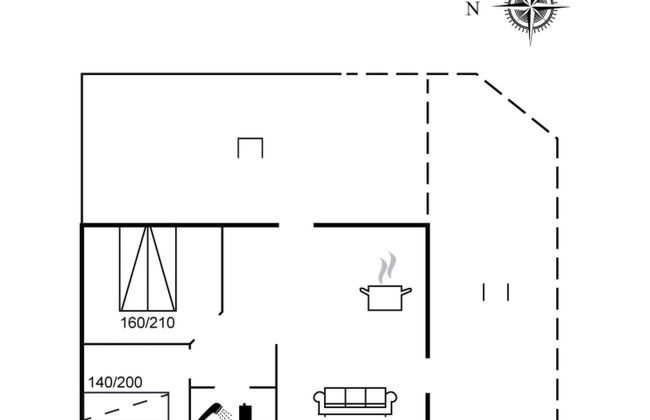 Casa de 2 quartos em Hedehusene com terraço - Foto 2