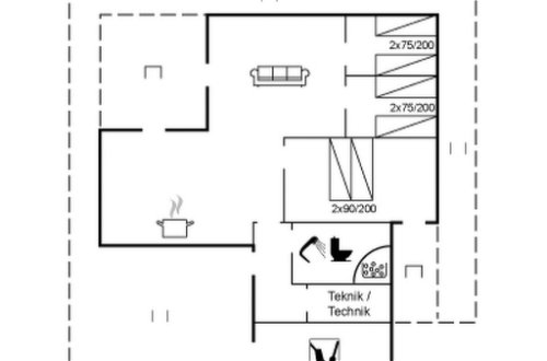 Foto 16 - Haus mit 3 Schlafzimmern in Harrerenden mit terrasse