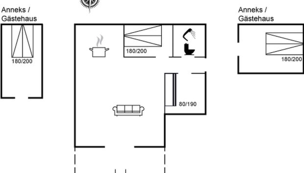 Casa de 1 quarto em Thyholm com terraço - Foto 2