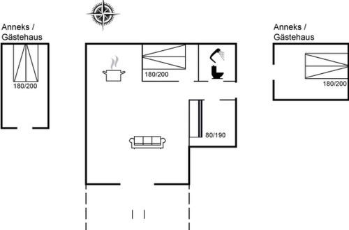 Photo 2 - Maison de 1 chambre à Thyholm avec terrasse
