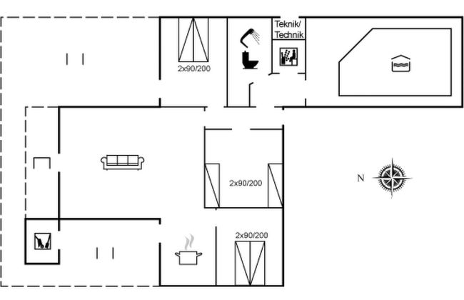 Haus mit 3 Schlafzimmern in Ebeltoft mit privater pool und terrasse - Foto 2