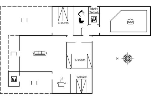 Photo 2 - 3 bedroom House in Ebeltoft with private pool and terrace