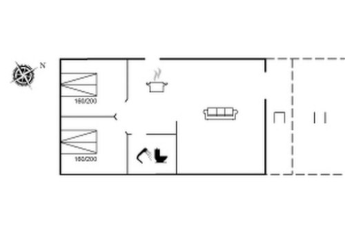 Foto 22 - Haus mit 2 Schlafzimmern in Toftlund mit terrasse